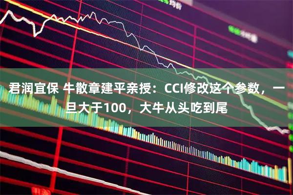 君润宜保 牛散章建平亲授：CCI修改这个参数，一旦大于100，大牛从头吃到尾