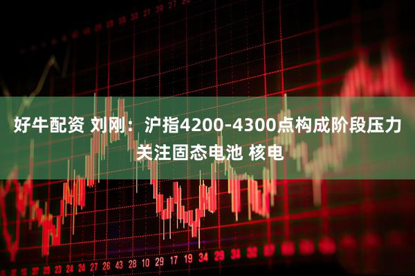 好牛配资 刘刚：沪指4200-4300点构成阶段压力 关注固态电池 核电